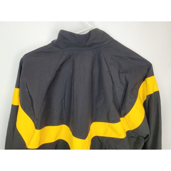 US Army Unisex PT Windbreaker Sz M Official Uniform Black Yellow Full Zip Jacket - Picture 7 of 9